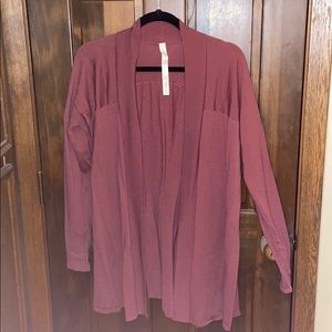 Lululemon Burgundy Wool Sweater